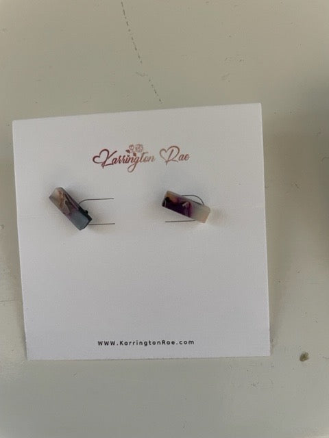 Small Purple Ceramic Stones #40