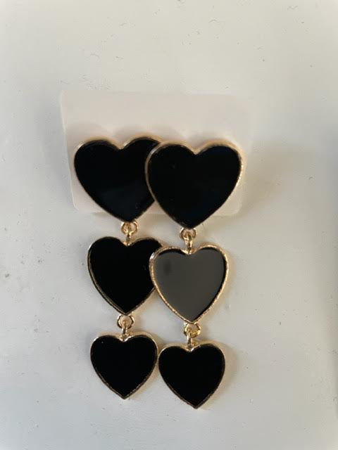 Med Triple Heart Pendants #4