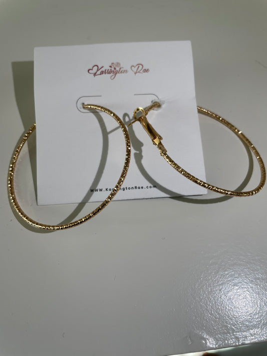 Large Gold Hoops #37