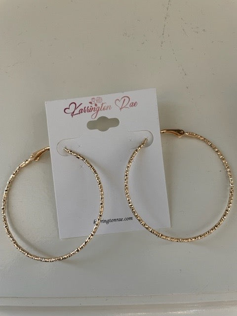 Large Gold Hoops #38